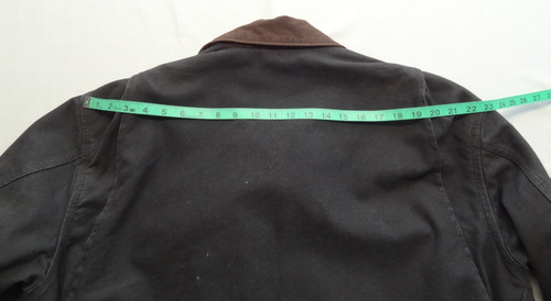 Carhartt XL J97-BLK Duck Canvas Work Farm Jacket VTG Blanket Lined USA Fabric by Carhartt, Size XL, $205 - Photo 12
