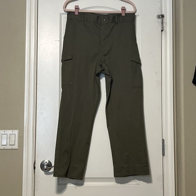 Boy Scouts of America Vintage Pants Men's 32 Cargo Uniform Utility Green READ