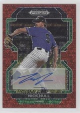 2022 Panini Prizm Draft Picks Red Donut Circle 37/99 Nick Hull #PDP203 Auto 7sd