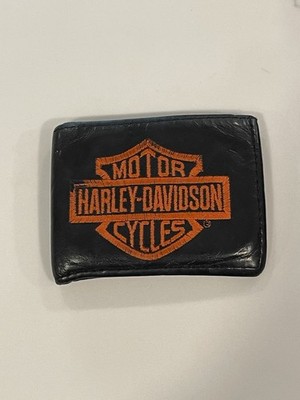Harley-Davidson ビンテージウォレット Vintage Harley-Davidson Motorcycles USA Black Leather