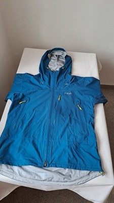 Herren Hardshelljacke von Rab,  Pertex Shield+, gebraucht, blau, Gr. XL