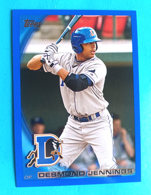 2010 TOPPS PRO DEBUT DESMOND JENNINGS #428 RC BLUE #/369 DURHAM BULLS