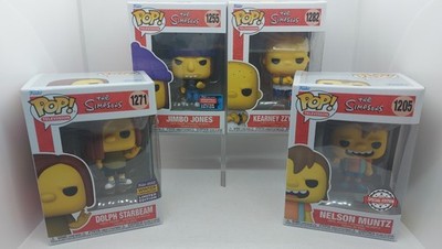 Funko Pop Simpsons Bully Konvolut Nelson 1205 Jimbo 1255 Kearney 1282 Dolph 1271