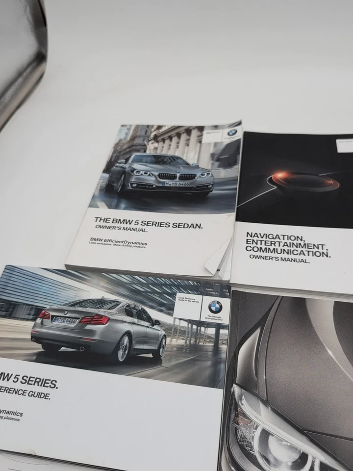 2014 BMW 5 SERIES SEDÃ MANUAL DO PROPRIETÁRIO 528i 535i 550 535d i 14 + NAVEGAÇÃO - Imagem 2 de 4