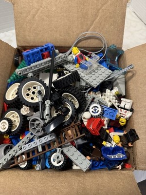 Vintage Random Lego Pieces Approximately 4 Pounds Lego Figures Wheels Parts
