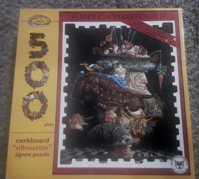 Ceaco The Burden of The Responsible Man Puzzle 500 pc Cork James Christensen