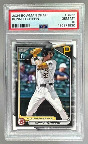 136971830 Konnor Griffin 2024 Bowman Draft #BD-22 1st RC PSA 10