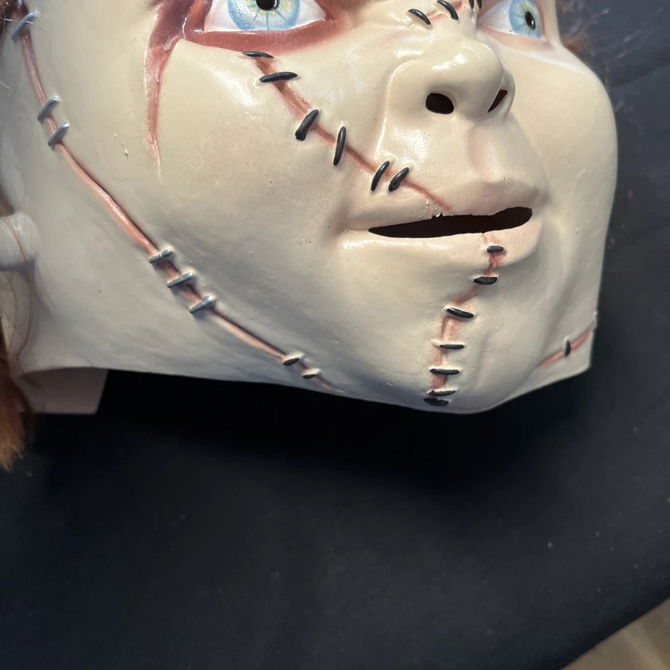 Halloween Curse of Chucky Latex Mask Trick Treat Studios Scary Premium Movie - Image 4 of 4