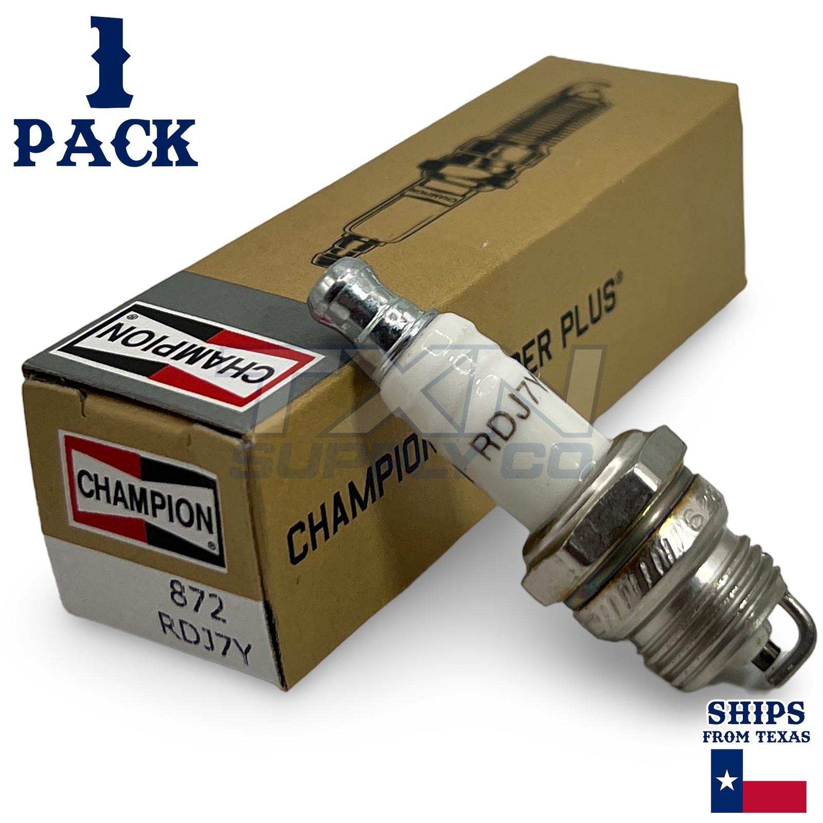 Champion 872 Copper Plus Spark Plug RDJ7Y - 1 Pack