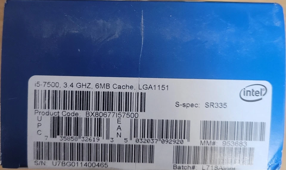 Intel Core i5-7500 - 3.4 GHz Core i5 7th Gen. (CM8067702868012) Processor - Image 2 of 3
