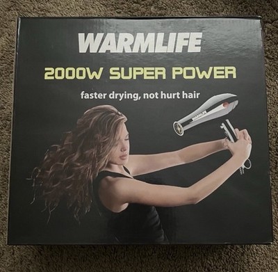 NEW in BOX Professional Hair Blow Dryer 2000 Watt SUPER POWER! Fast Drying!