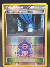 Team Aqua's Secret Base 28/34 Double Crisis Pokemon Card