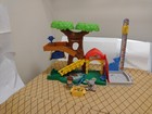 Little People Big Animal Zoo Treehouse Playset W Zookeeper+Crate+Koala FiPrice