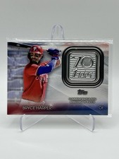 Bryce Harper - 2021 Topps Baseball Update 70th Anniversary Logo Insert PHILLIES