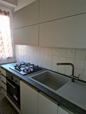 Cucina Veneta usata in ottime condizioni, con elettrodomestici, moderna, chiara