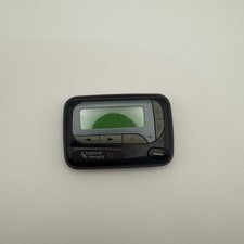 American Messaging Black  Silver Unication Pager Beeper System No Belt Clip