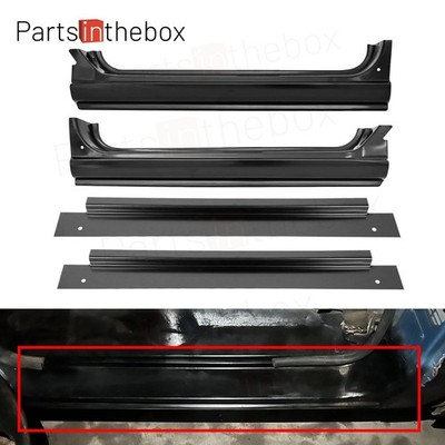 For 1967-1972 Chevrolet GMC C10 Full Rocker Panels w/Inner Patch Panels LH RH