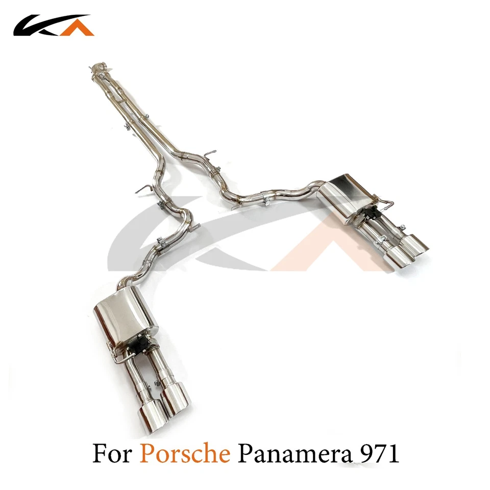 KA Exhaust Catback 适用于保时捷 Panamera 971 3.0T 钢制后部 — 第 2/4 张图片