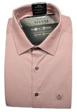 Alfani Men Slim-Fit Temp Regulating Dress Shirt Pink Large 17-17.5 36/37 NWT SB