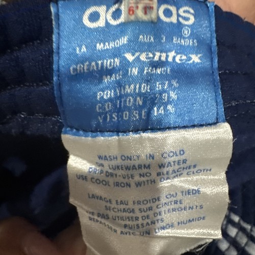 Vintage Adidas Ventex Tracksuit Set Mens Jacket Pants Made in France blue OG - Picture 7 of 24