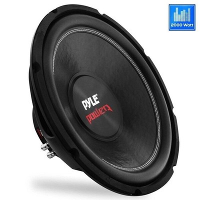 Pyle 15in 2000W Dual 4-Ohm DVC Car Audio Subwoofer