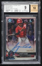 2018 Bowman Draft Chrome Pick Refractor 380/499 Jordyn Adams BGS 9 MINT Auto ya6