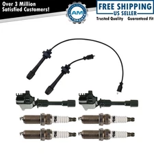 Ignition Coils Wires & Spark Plugs Fits 2001-2003 Mazda Protege 02-03 Protege5