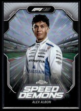 2025 Topps Chrome F1 Speed Demons Alex Albon #SD-7