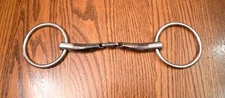Fager, loose ring bit, 13.5 ~5.25”-  bridle dressage
