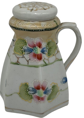 Vintage Porcelain Hand Painted Muffineer/Sugar Shaker 5 1/2" Tall Japan - Picture 2 of 10