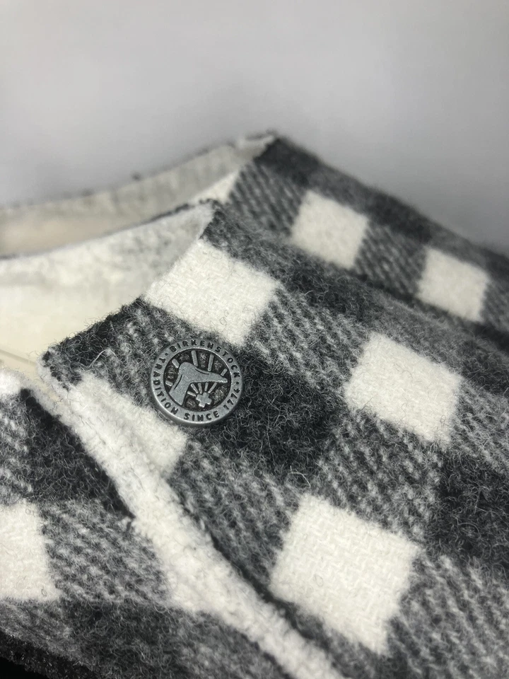 BIRKENSTOCK KIDS ZERMATT RIVET SHEARLING WOOL CLOG 滑板格子尺寸 2/33 — 第 3/4 张图片