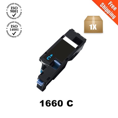 1PK 332-0400 Cyan Toner Cartridge Compatible For Dell C1660 C1660W Laser Printer