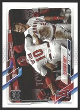 Elbows Only (Justin Upton / Mike Trout) CL #166 2021 Topps Los Angeles Angels