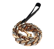 Rose  Silver Cuban Leash