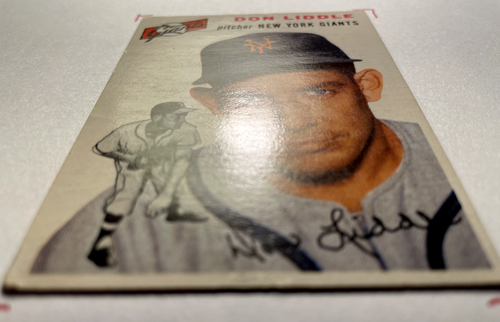 1954 Topps Don Liddle #225 New York Giants - Picture 2 of 4