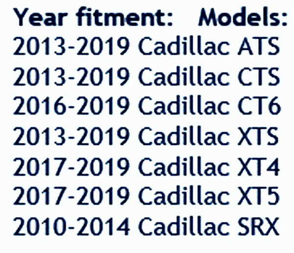 Manija de puerta lateral trasera LED sin llave ojos azules antiguos 2013-19 Cadillac ATS CTS SRX XTS Foto 3 de 4