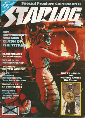 Starlog #46 May 1981 Clash of the Titans, Star Wars, Superman II, Joe Alves
