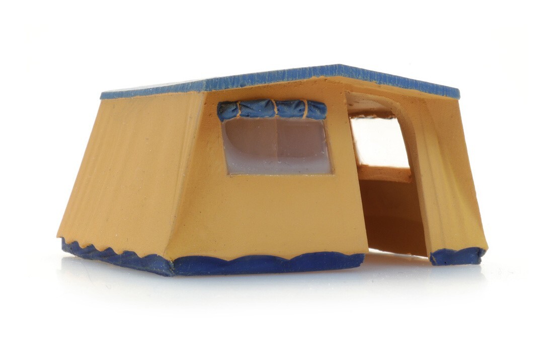 Artitec 387.566 - Canvas Bungalow Camping Tent, Scale HO 1:87