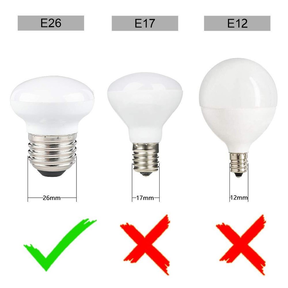 China Light Bulbs, 4W(25W) Short Light Bulbs, R14 E26 Curio L... eBay