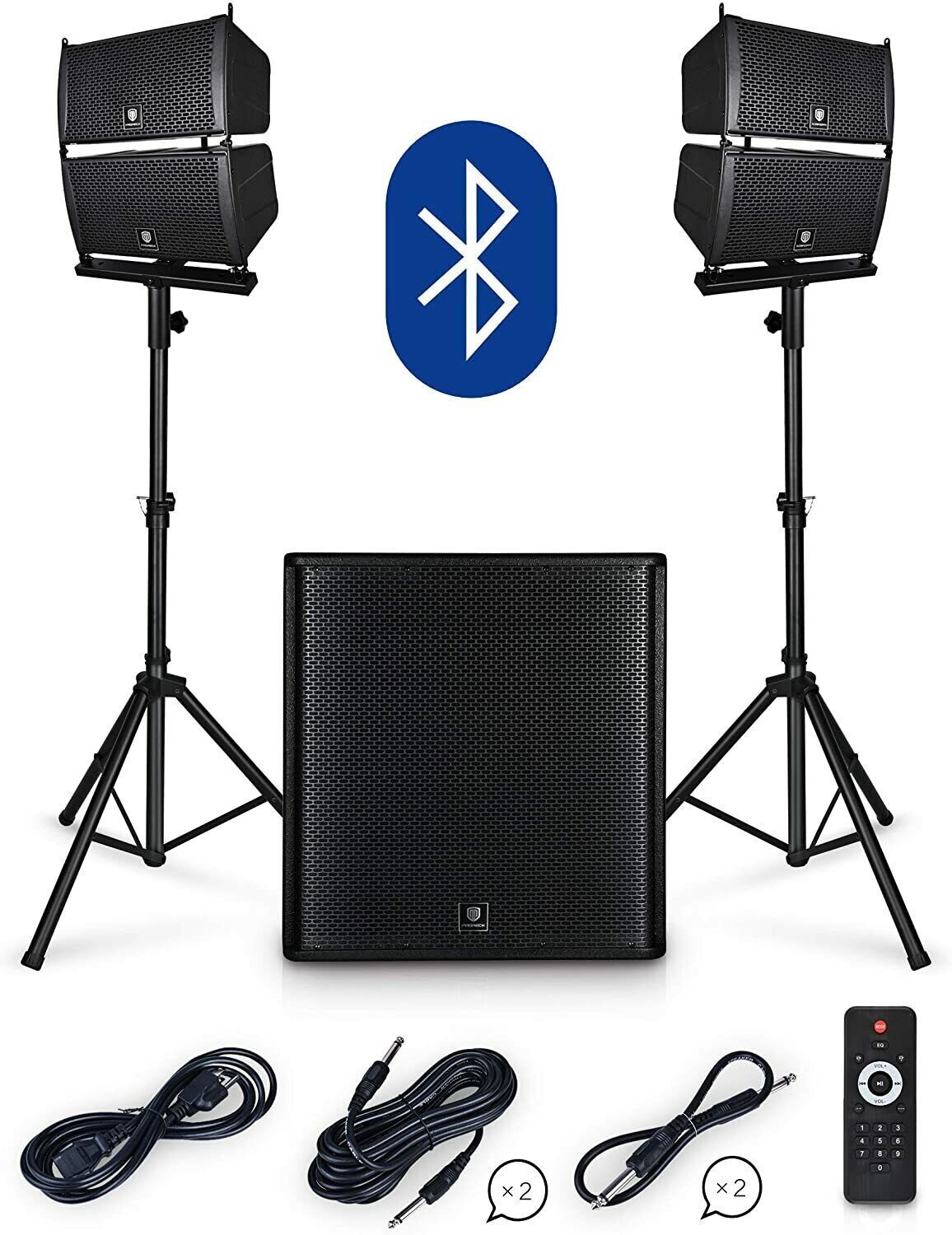 RK RECK Club 4000 18'' 4000W P.M.P.O Stereo PA Speaker System Combo Set