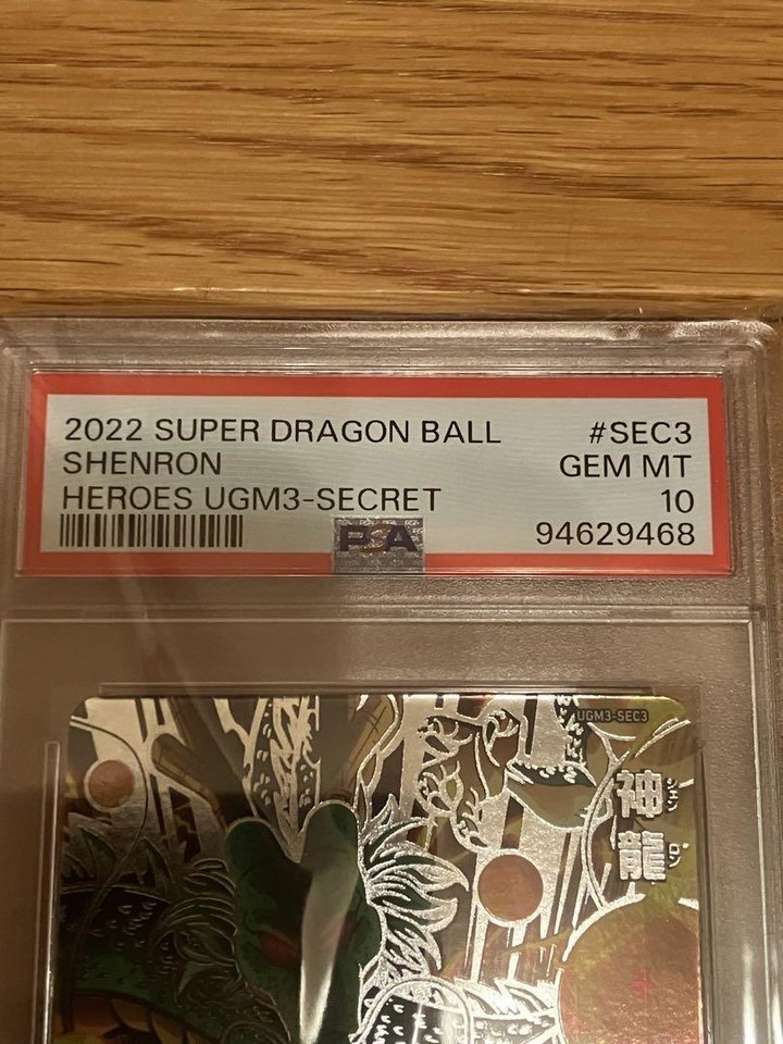 PSA10 Dragon Ball Card Super Shenron Psa 10 With Appraisal eBay