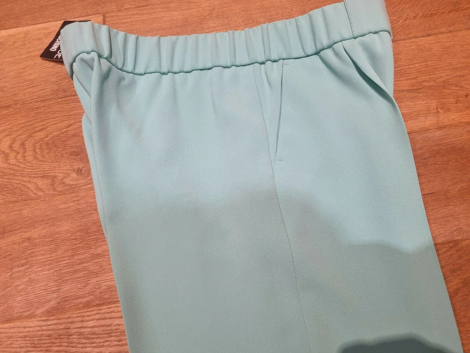 Boutique Moschino pantaloni eleganti donna verde chiaro taglia uk 12