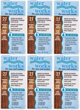 Water Works Permanent Powder Hair Color #27 Natural Light Brown (6 Pack)