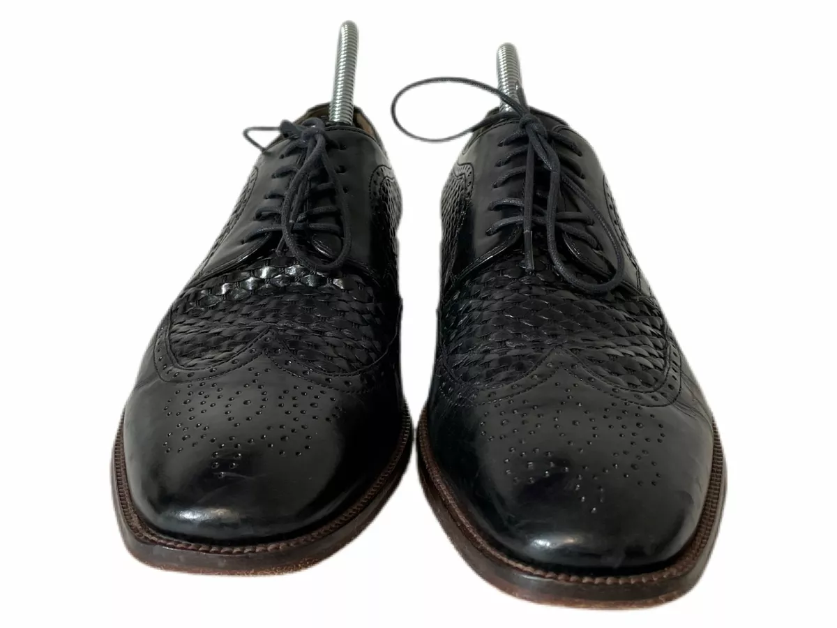 Johnston and murphy black best sale wingtips