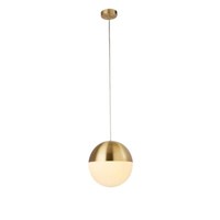 Pendelleuchte HäNgelampe Deckenlampe Stahl Glas Messing HöHenverstellbar