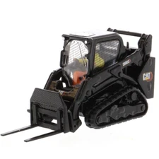 DCM 85677BK CAT 259D3 Compact Track Loader Black w/Attachments 1/50 Die-cast MIB