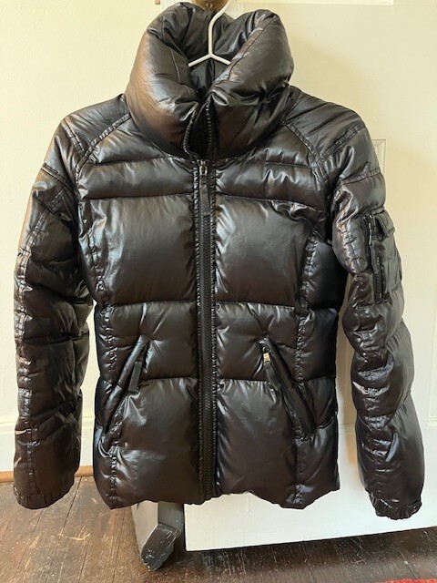 SAM Freestyle Down Nylon Puffer Jacket Color Black