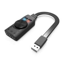 External USB Sound Card Virtual 7.1 Channel Sound Card Adapter Plug and Play GS3