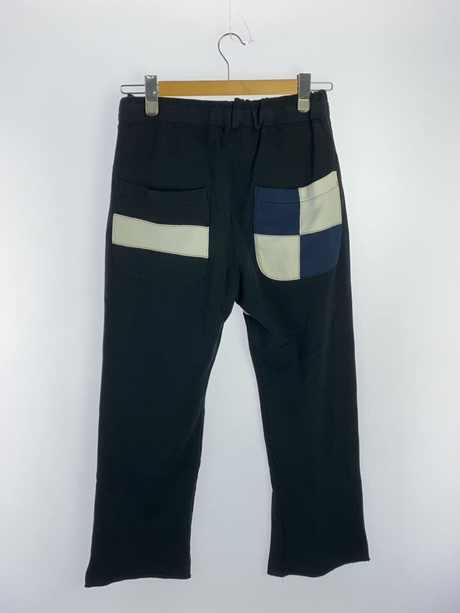 FACETASM OTHER RUGBY MIX SWEAT PANTS BOTTOM 4 COTTON Black PLAIN 