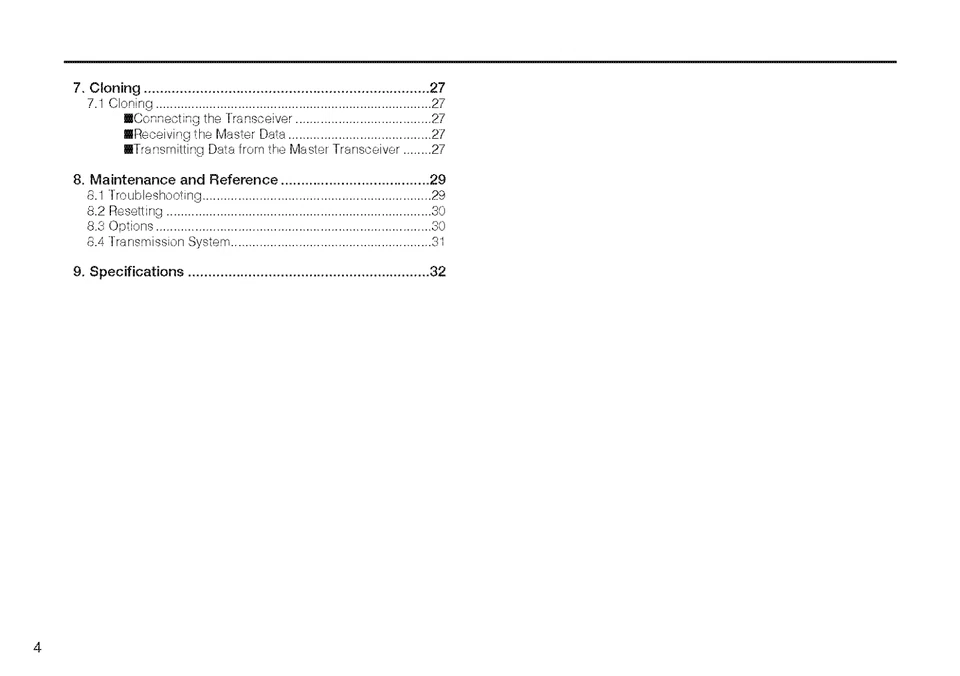 Alinco DJ-C7 T E Transceiver Instruction Manual 34 Pages Operating Guide - Image 3 of 3